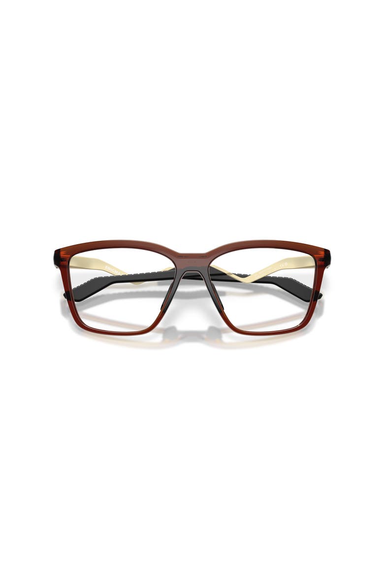 55mm Square optical glasses, Alternate, color, Brown