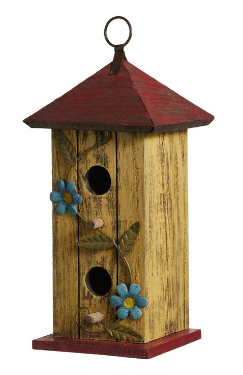 Solid Wood Cottage Decorative Outdoor Garden Birdhouses