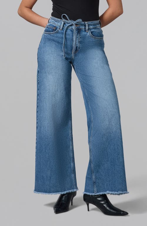 Lola Jeans Milan Ultra High Rise Wide Leg Jeans In Black