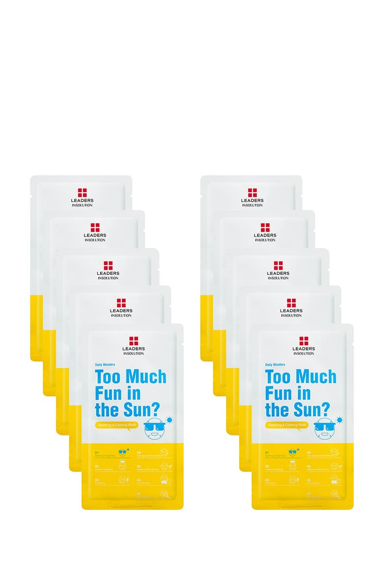 LEADERS COSMETICS Daily Wonders Too Much Fun in the Sun - Pack of 10, Main, color,