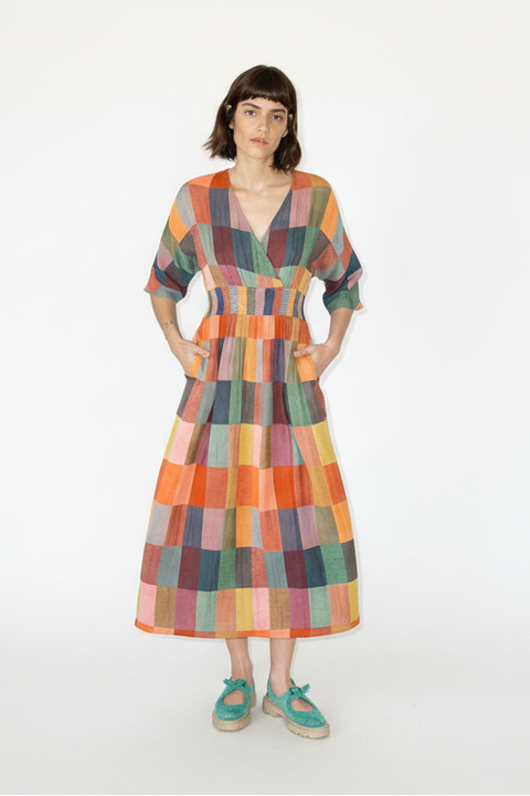 Dani Cross Front Midi Dress