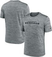Nike Men's Nike Gray Cincinnati Bengals Velocity Performance T-Shirt