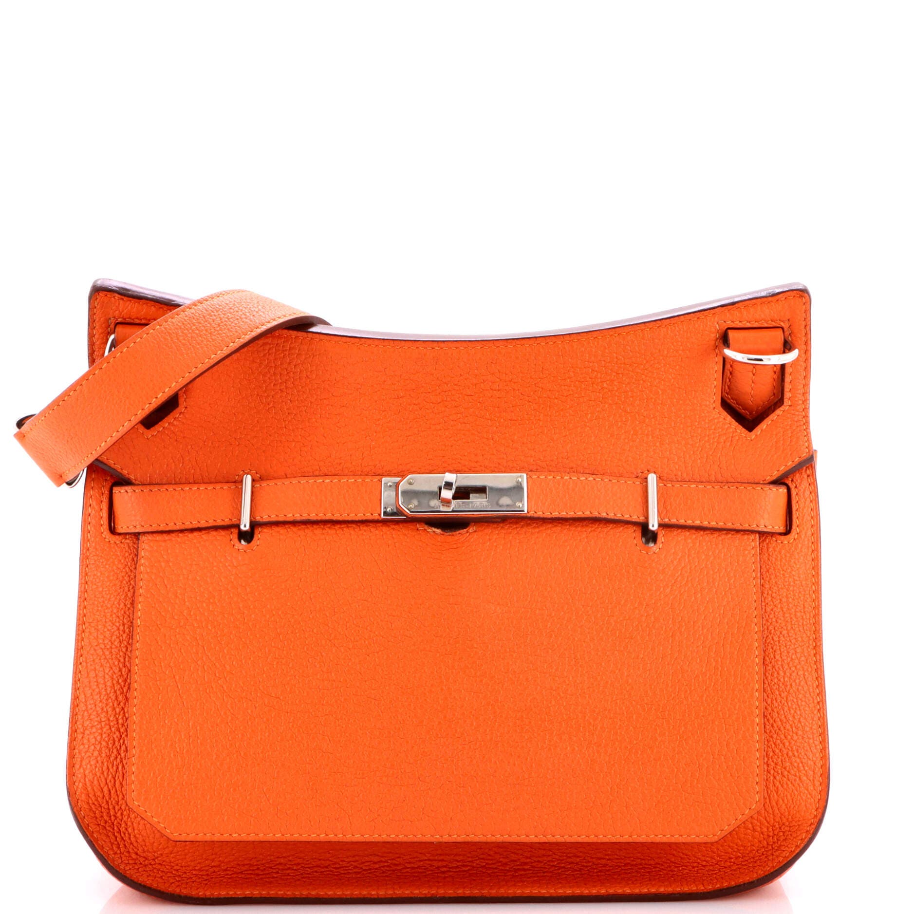 Pre-Owned Hermes Jypsiere Bag Clemence 28, Main, color, Feu