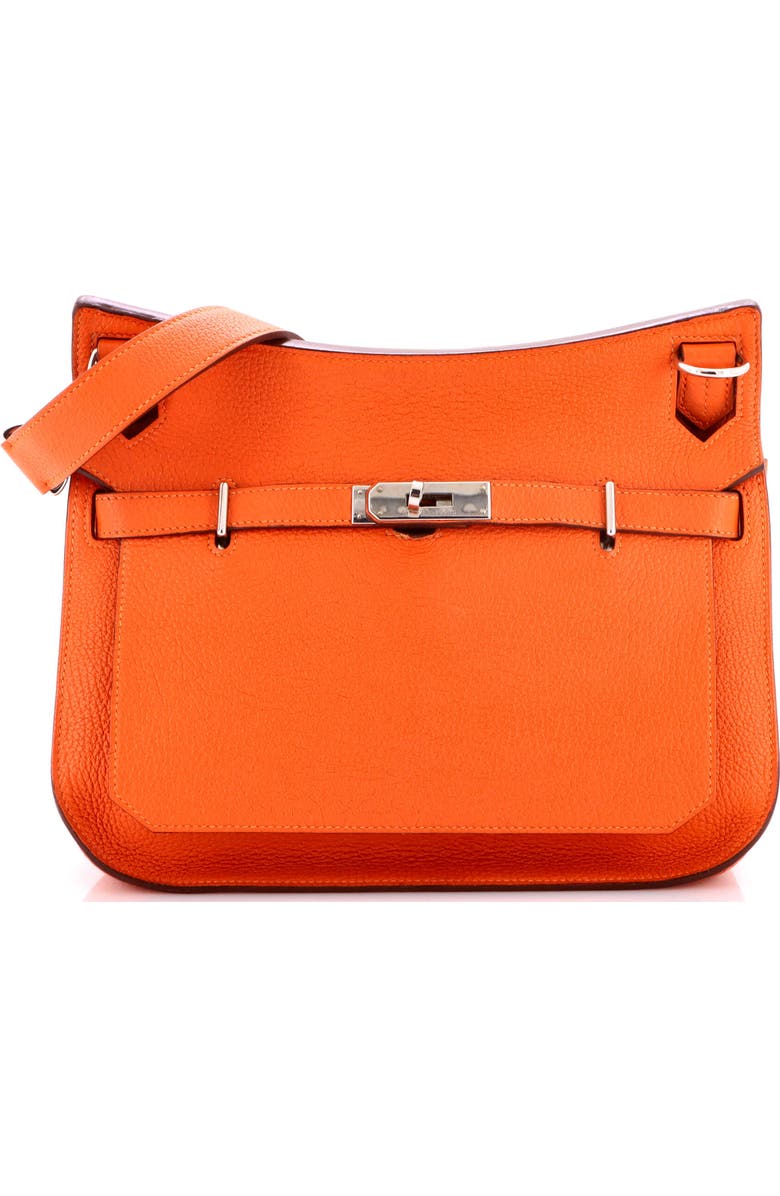 Pre-Owned Hermes Jypsiere Bag Clemence 28, Main, color, Feu