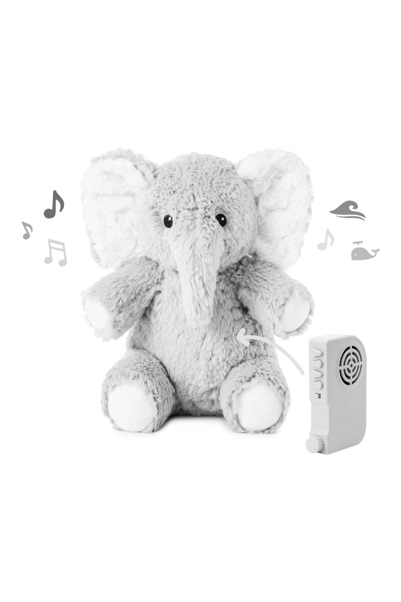 Eli the Elephant - Plush Toy & Baby Sleep Sound Soother, Alternate, color, GREY