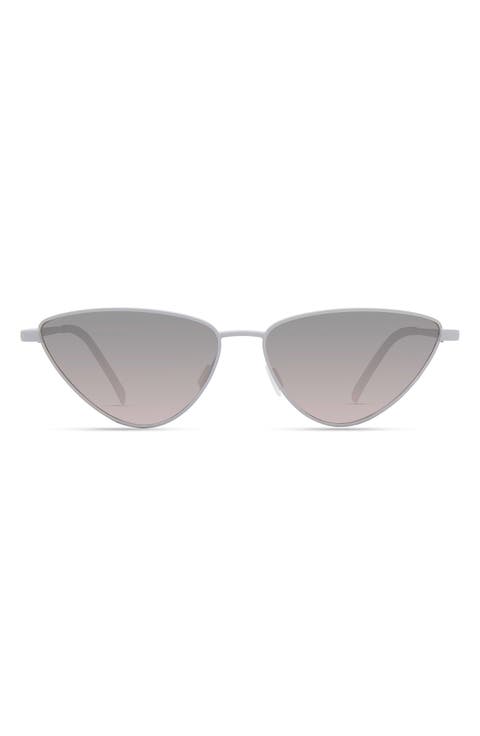 Naxos 56mm Polarized Cat Eye Sunglasses