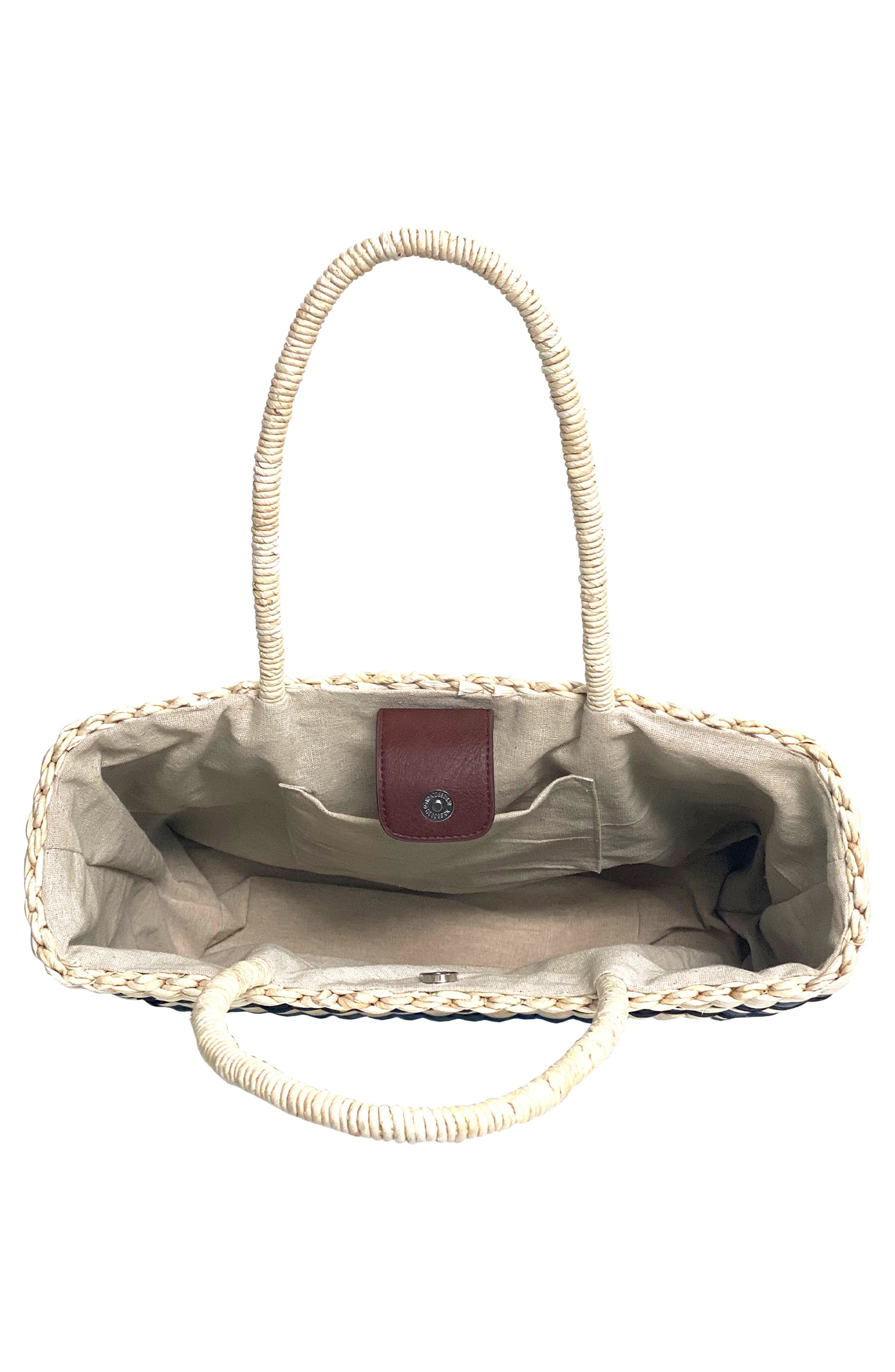 BTB Los Angeles Sandy Beach Woven Tote, Alternate, color, 