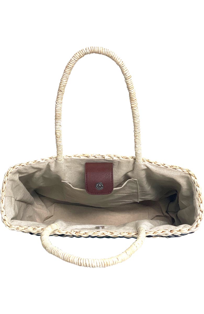 BTB Los Angeles Sandy Beach Woven Tote, Alternate, color,