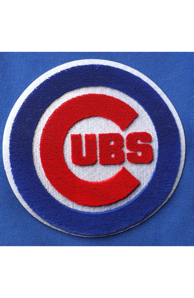 PRO STANDARD Men's Pro Standard Royal Chicago Cubs Stacked Logo Pullover Sweatshirt, Alternate, color, 