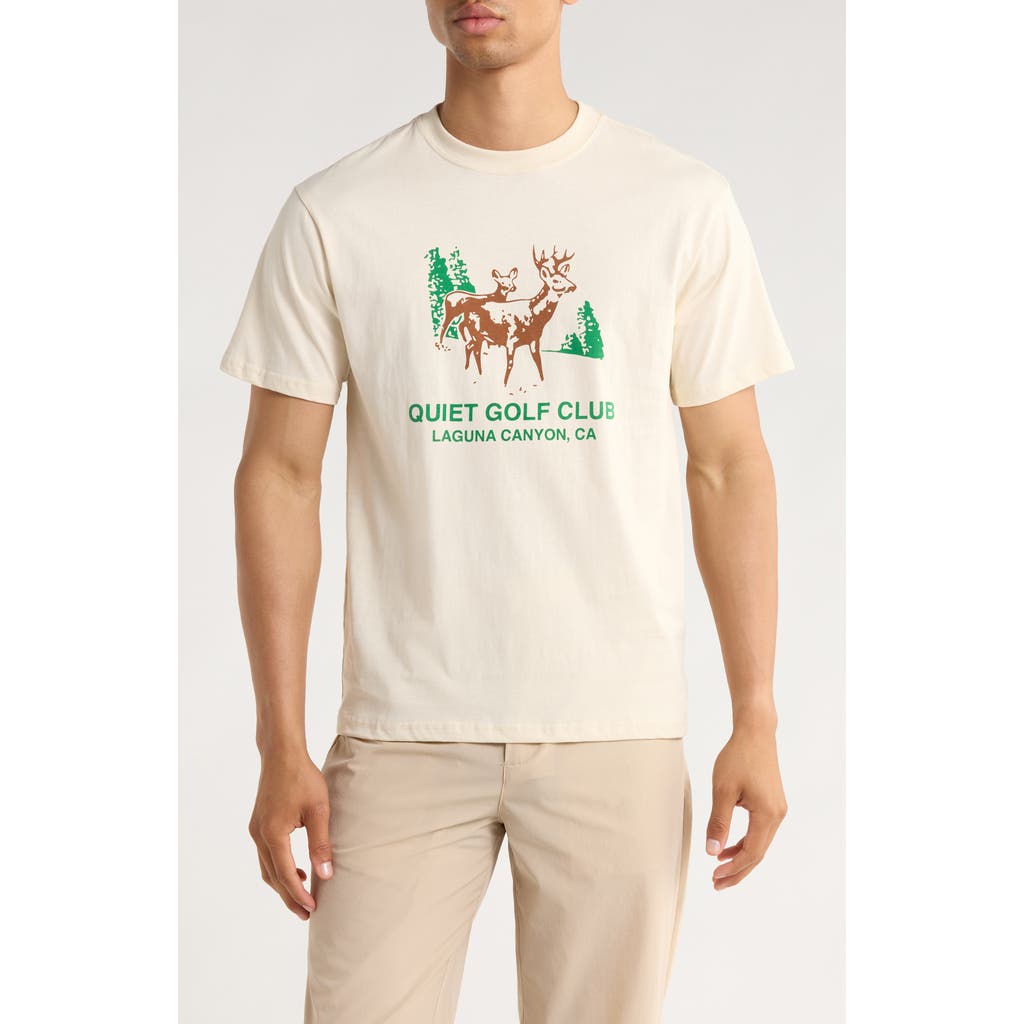 Quiet Golf Laguna Canyon Graphic T-Shirt in Bone  product