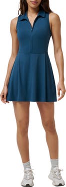 TravisMathew Move Half-Zip Sleeveless Dress