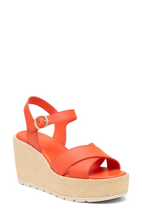 Sunpeak Ankle Strap Platform Wedge Sandal (Women)