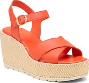 SOREL Sunpeak Ankle Strap Platform Wedge Sandal