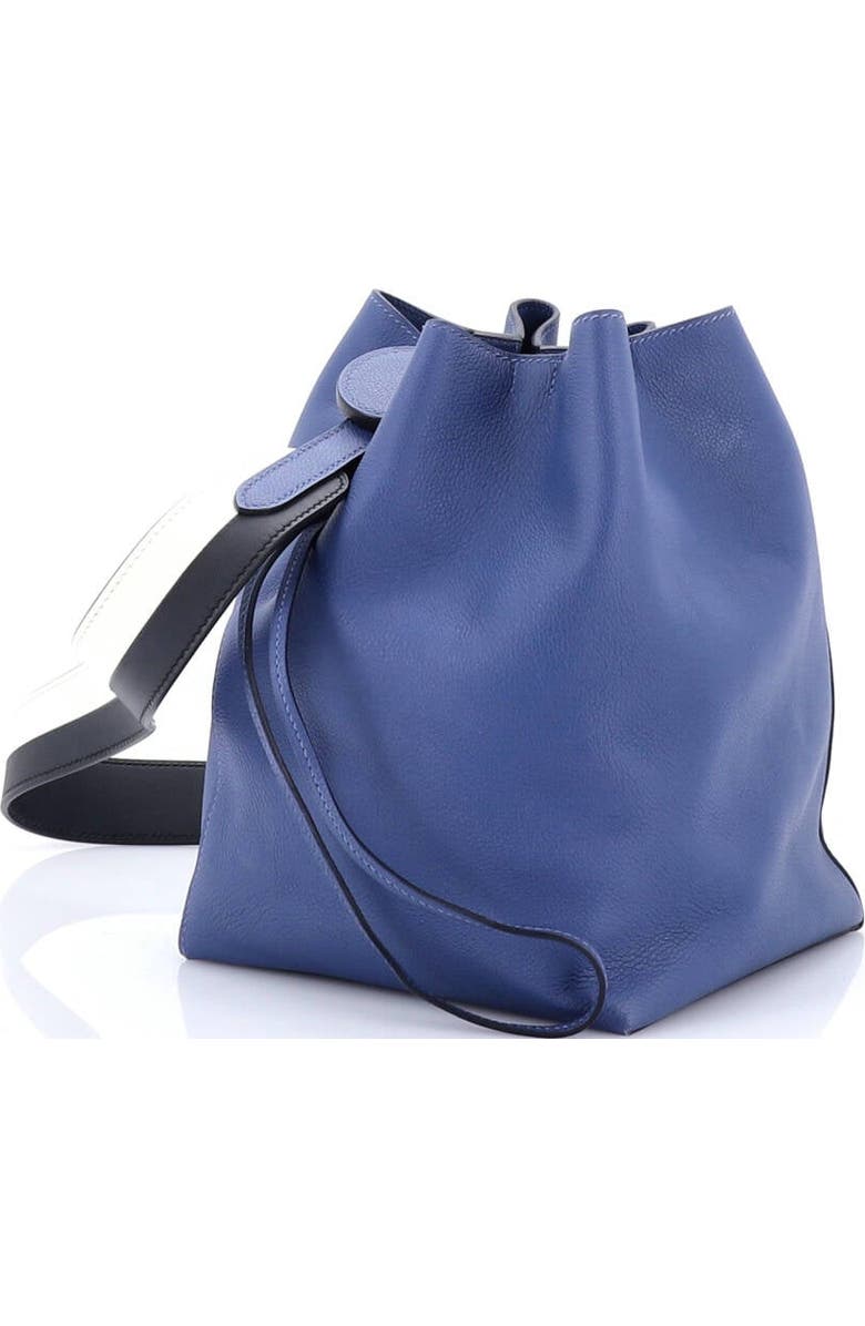 Pre-Owned Hermes Licol Bag Evercolor 17, Alternate, color, Bleu Brighton