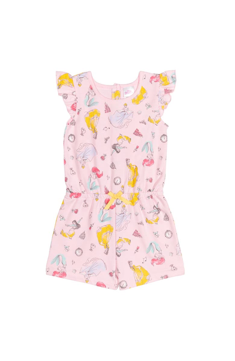 Disney Princess Sleeveless Skater Romper, Main, color, Princess Pink