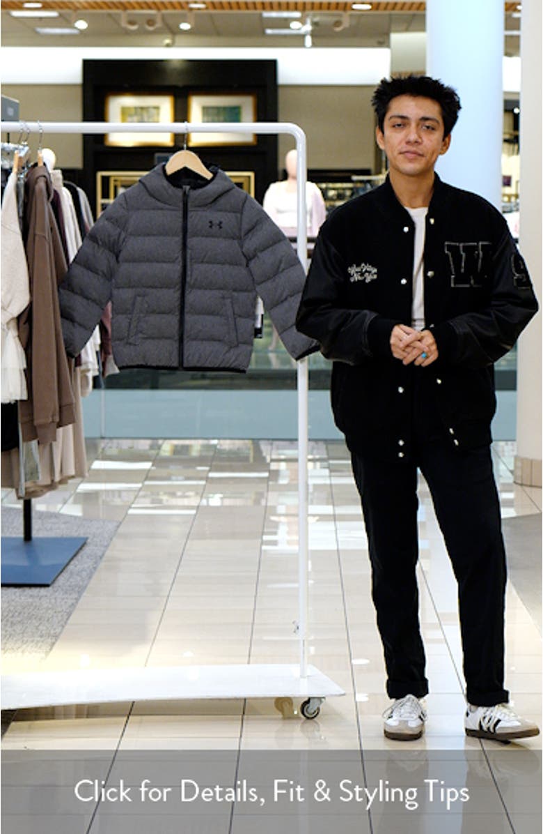 Kids' Pronto Water Resistant Quilted Hooded Puffer Jacket, sales video thumbnail