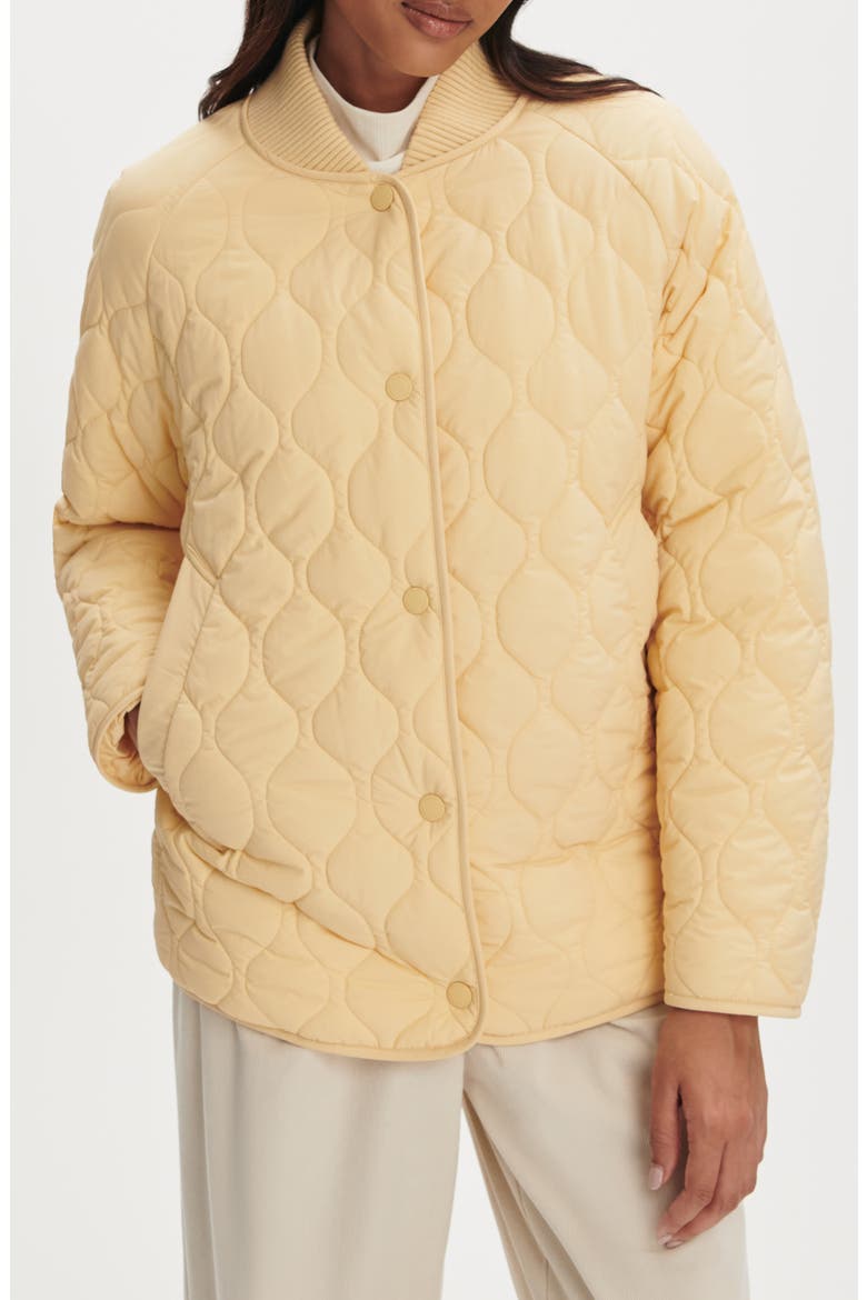 Luca Quilted Jacket, Main, color, REED YELLOW