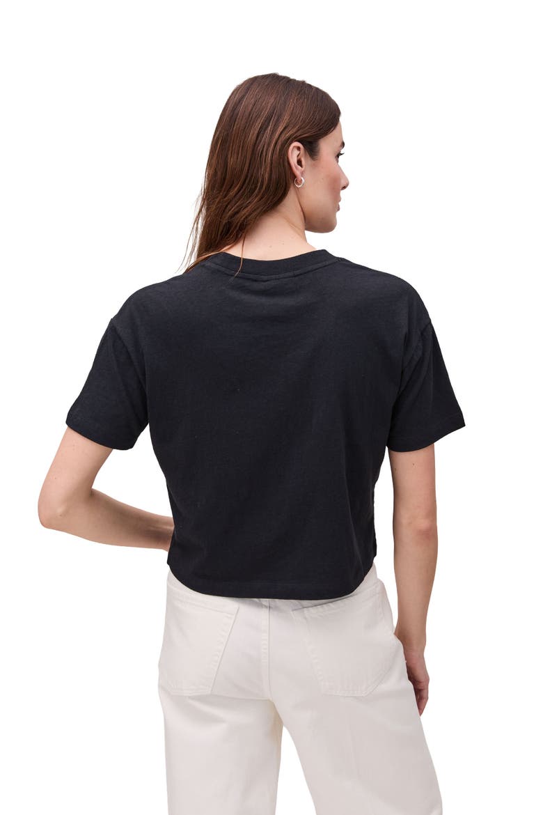 Vintage Jersey Oversized Crop, Alternate, color, Black