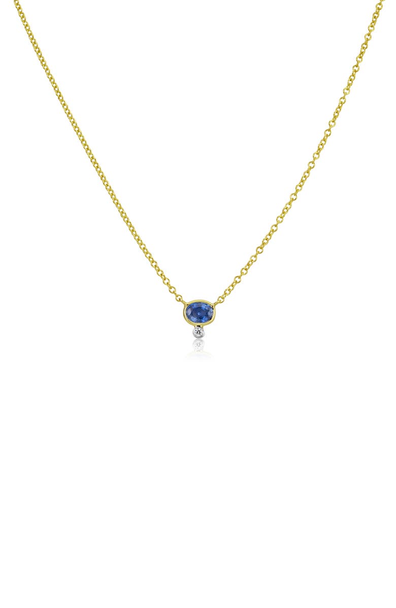 Meira T Sapphire & Diamond Pendant Necklace, Main, color, 