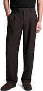 Vince Louie Double Pleated Refined Twill Trousers