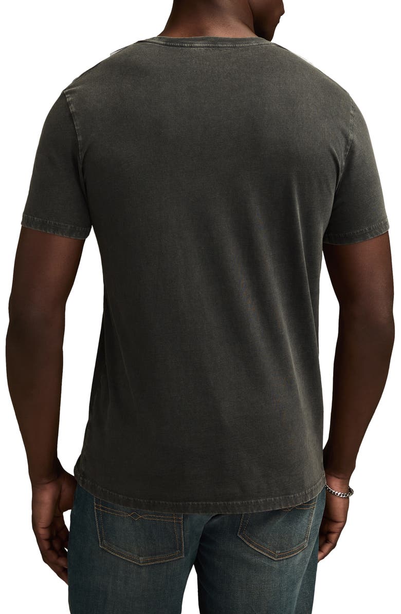 Lucky Brand Model Sugar Skull Graphic T-Shirt, Alternate, color, Jet Black