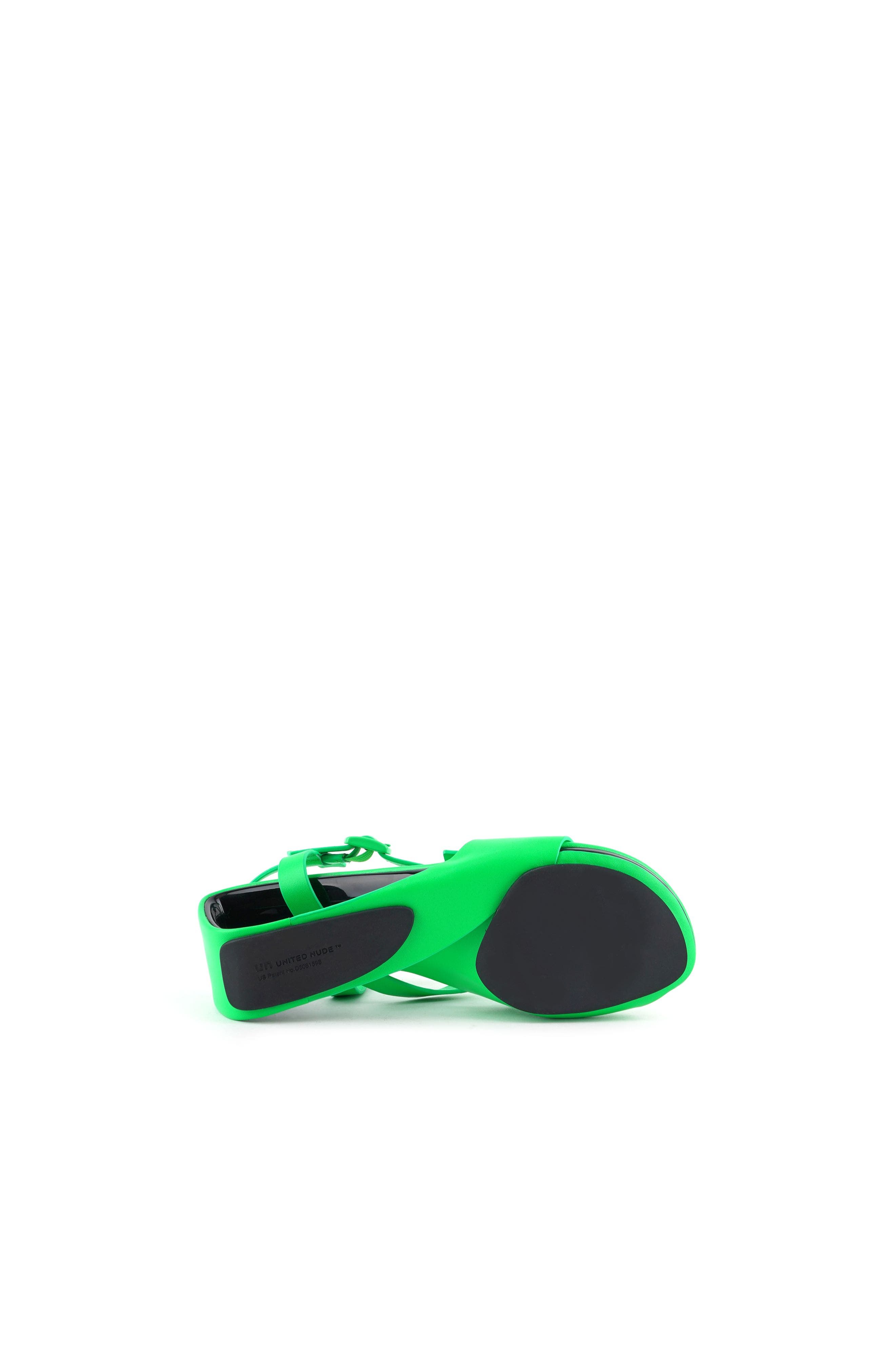 Mobius Straps Mid Sandals, Alternate, color, Fluo Green