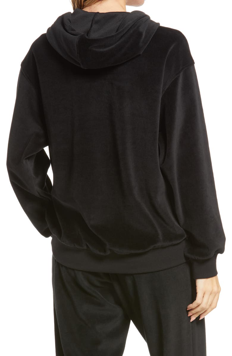 Treasure & Bond Velour Treatment Hoodie, Alternate, color,