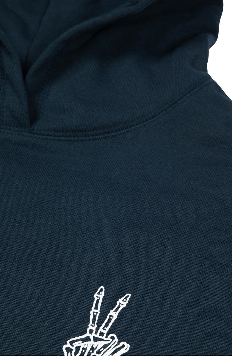 CRONY X Peace & Death Organic Cotton Hoodie, Alternate, color,