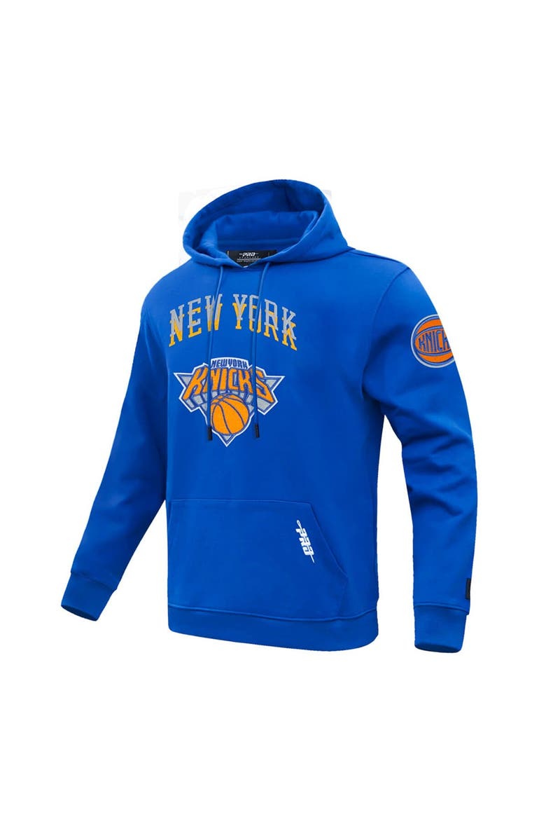 PRO STANDARD Men's Pro Standard Blue New York Knicks 2024/25 City Edition Pullover Hoodie, Alternate, color, 