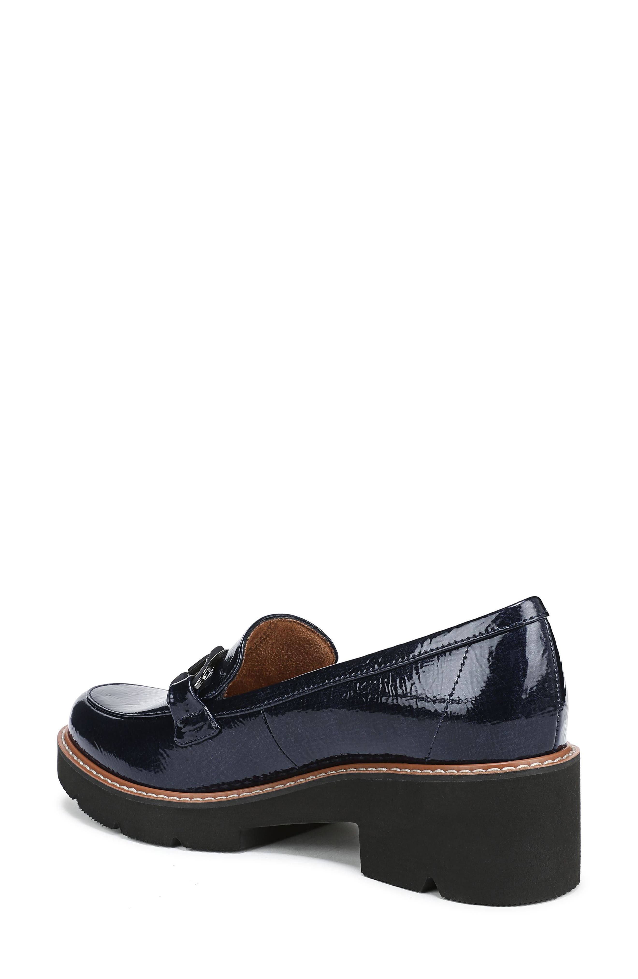 Naturalizer Corrine Bit Loafer, Alternate, color, Navy Patent Faux Leather