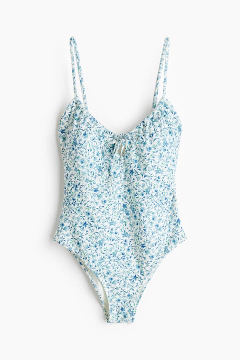 Padded-cup High Leg Swimsuit