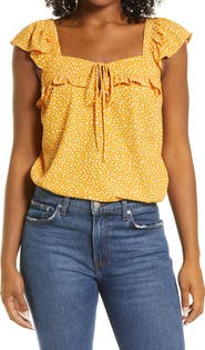 GIBSONLOOK Ruffle Top