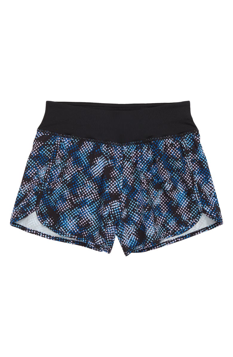 Zella Girl Kids' Aero Print Shorts, Main, color,