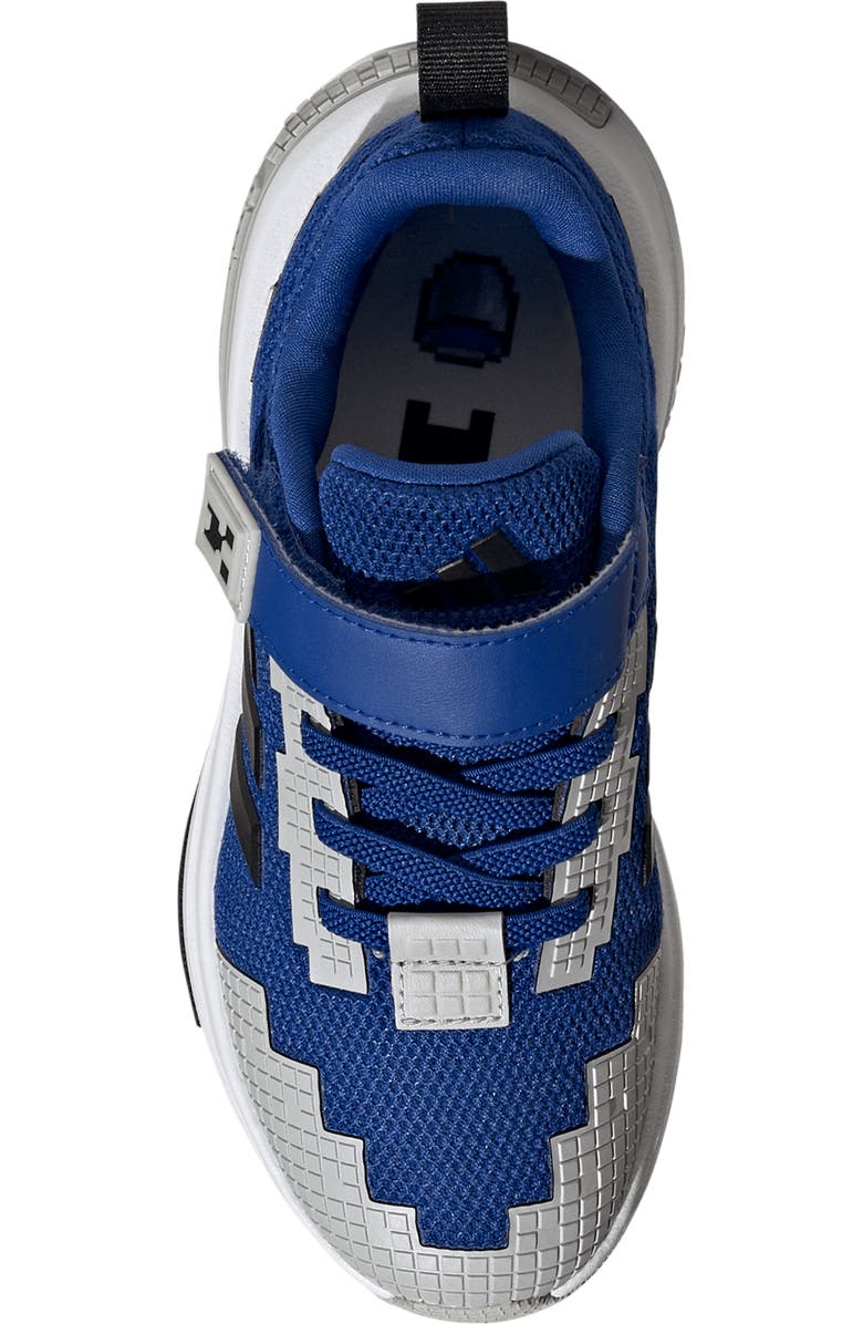 adidas Kids' Minecraft Pro EL Sneaker, Alternate, color, Royal Blue /Cloud Blue