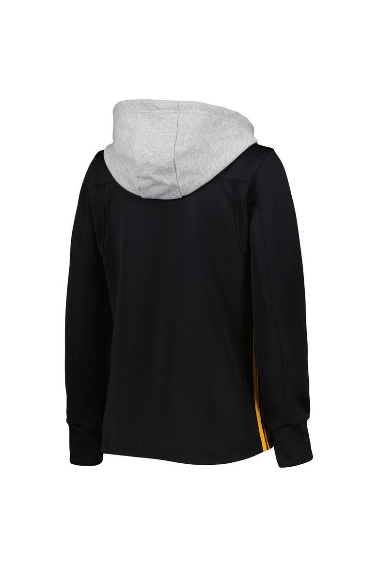 Women's adidas Black Pittsburgh Penguins Skate Lace Primeblue Team Pullover Hoodie, Alternate, color, Black