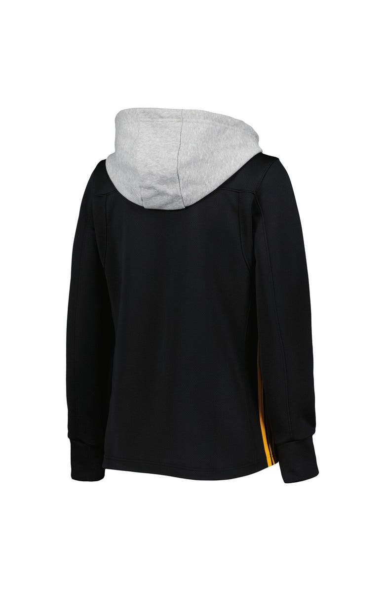 adidas Women's adidas Black Pittsburgh Penguins Skate Lace Primeblue Team Pullover Hoodie, Alternate, color, 