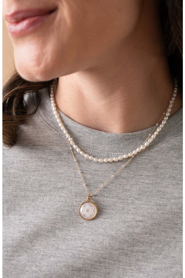 Freshwater Pearl Necklace, Alternate, color, Pearl
