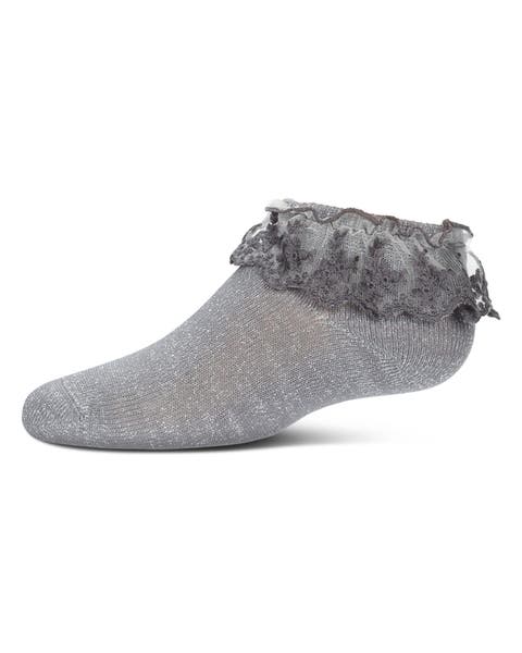 Step and Shimmer Ruffle Anklet Socks (Toddler, Little Kid & Big Kid)