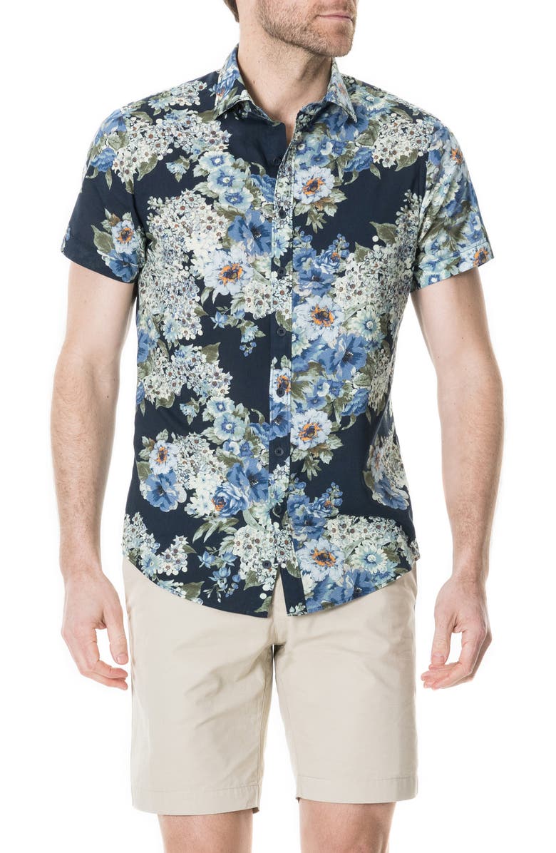 Rodd & Gunn Riccarton Park Short Sleeve Shirt, Main, color, 