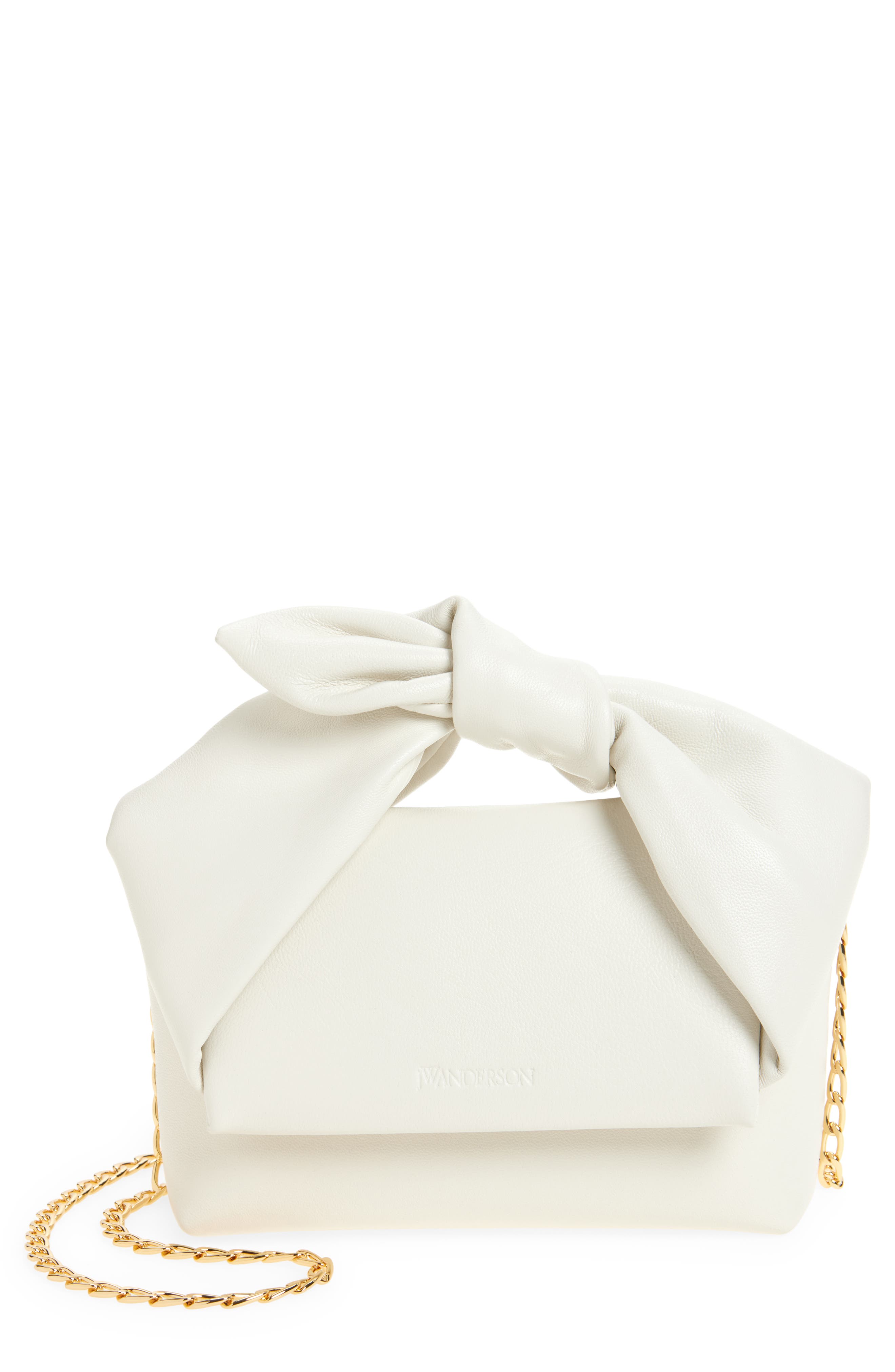 Small Twister Leather Crossbody Bag, Main, color, 002 OFF WHITE