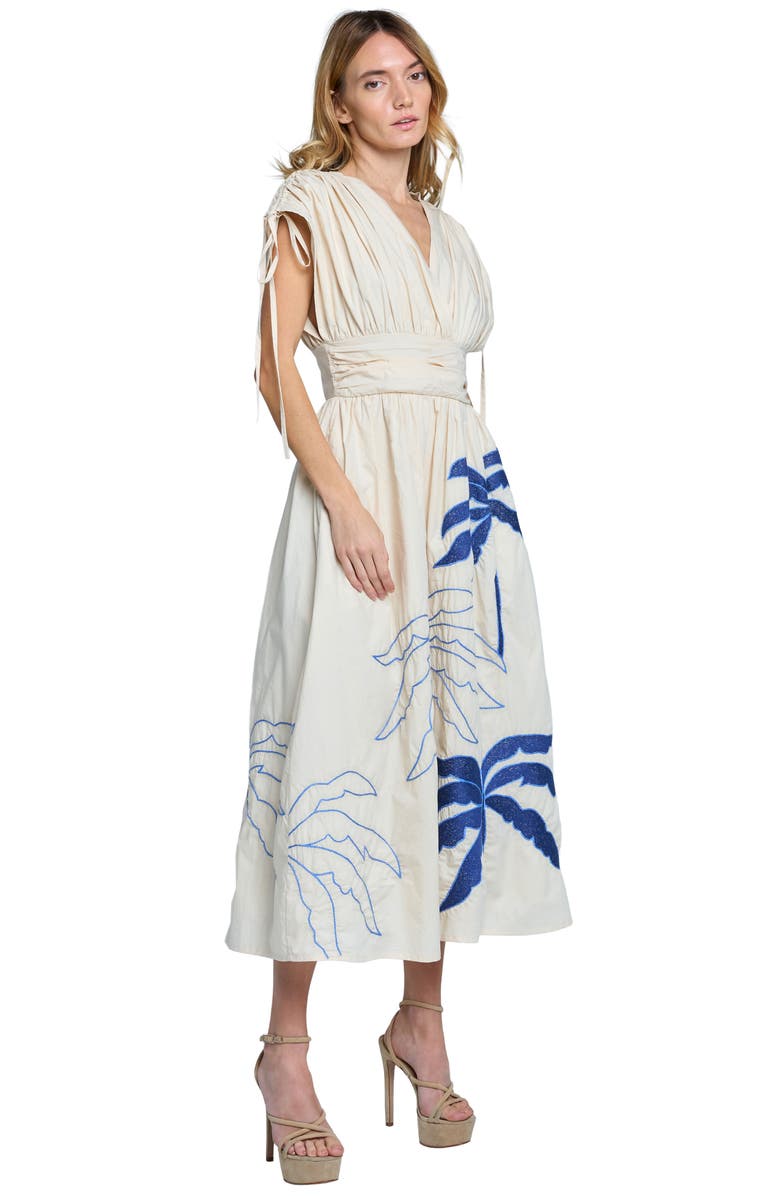 CIEBON Gale Embroidered A-Line Dress, Alternate, color, 