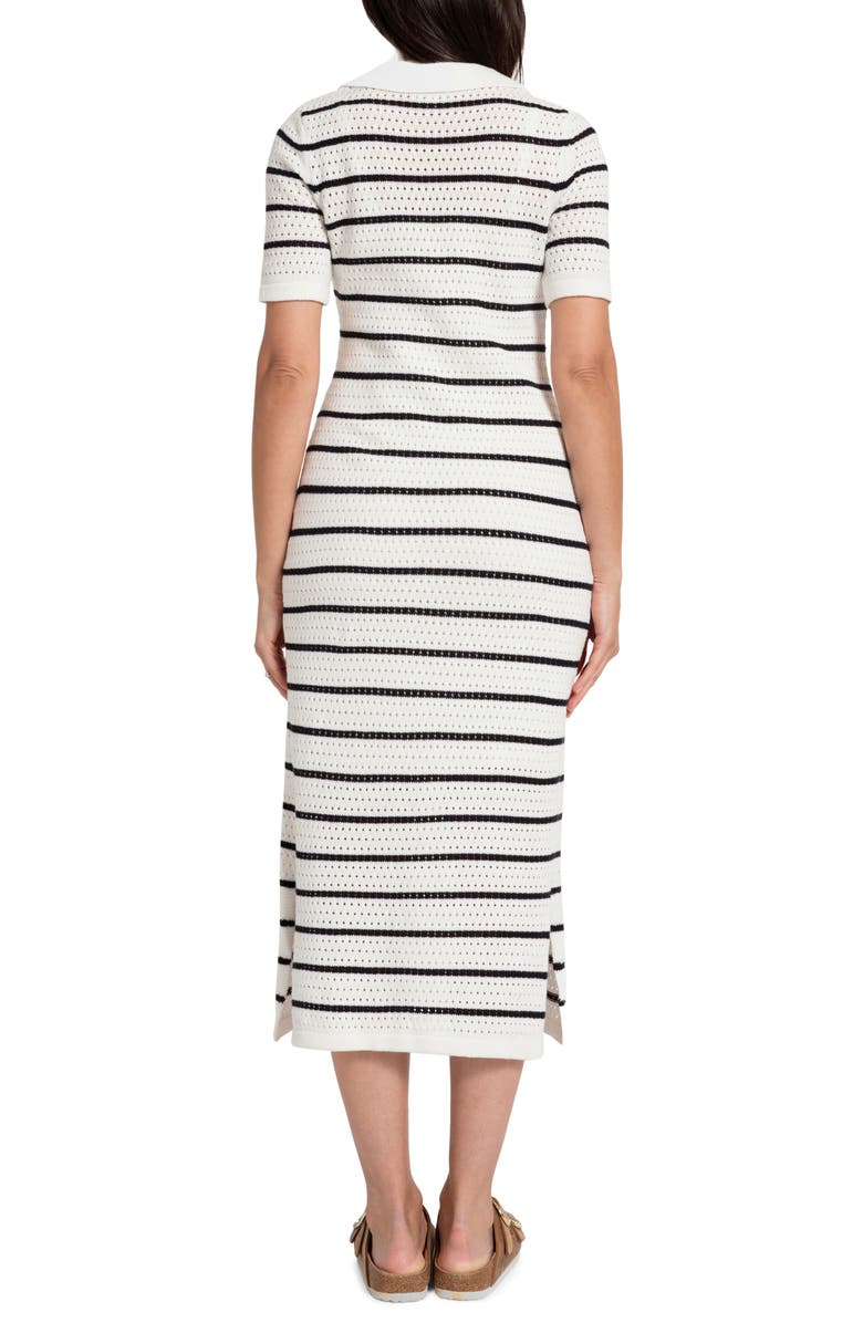 Seraphine Pointelle Midi Maternity/Nursing Sweater Dress, Alternate, color, 