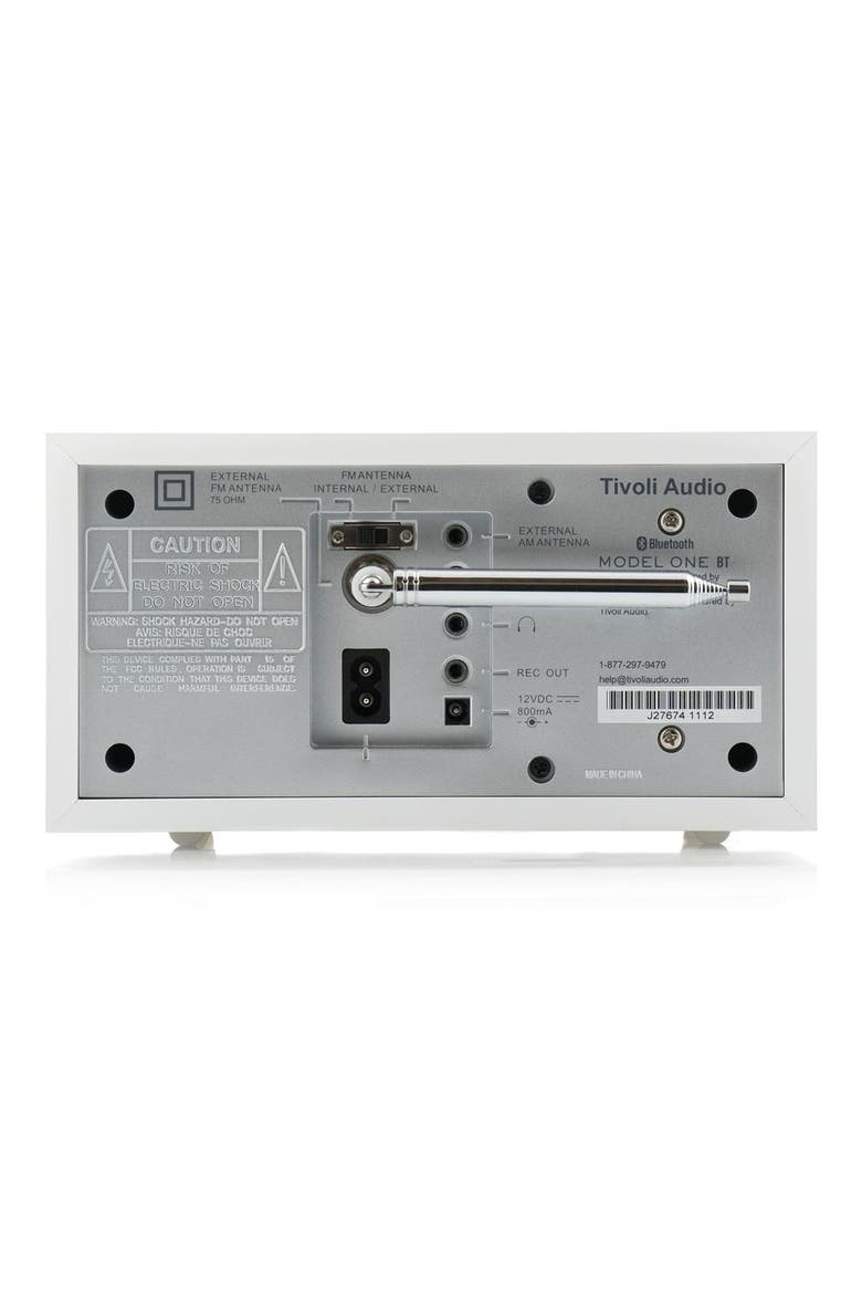 Model One AM/FM Radio with Internal Bluetooth Speaker, Alternate, color, White