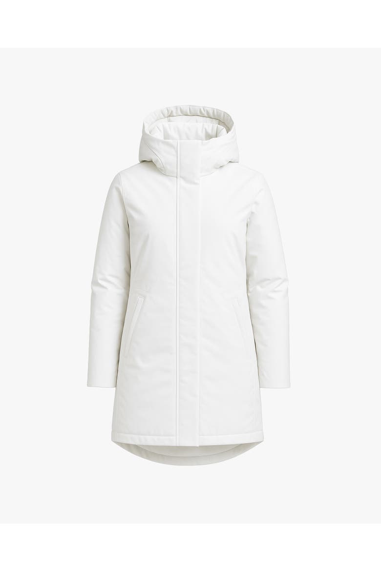 GENIA | Hooded Down Winter Jacket, Main, color, Ivory