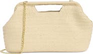 Collection XIIX Cutout Handle Straw Clutch
