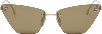 Fendi Cat Eye Sunglasses with Crystals Fendi First Crystal FE4160US 14A Sunglasses - US main image 4