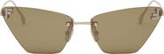 Fendi First Crystal 57mm Cat Eye Sunglasses
