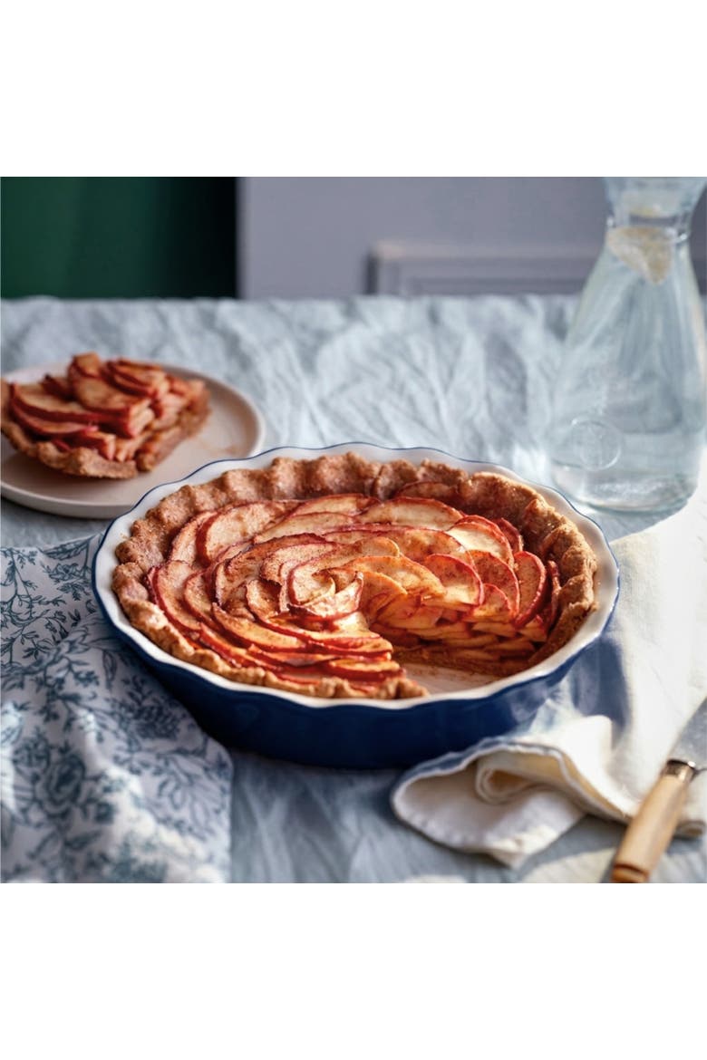 Modern Classics 9-Inch Ribbed Pie Dish, Alternate, color, Twilight