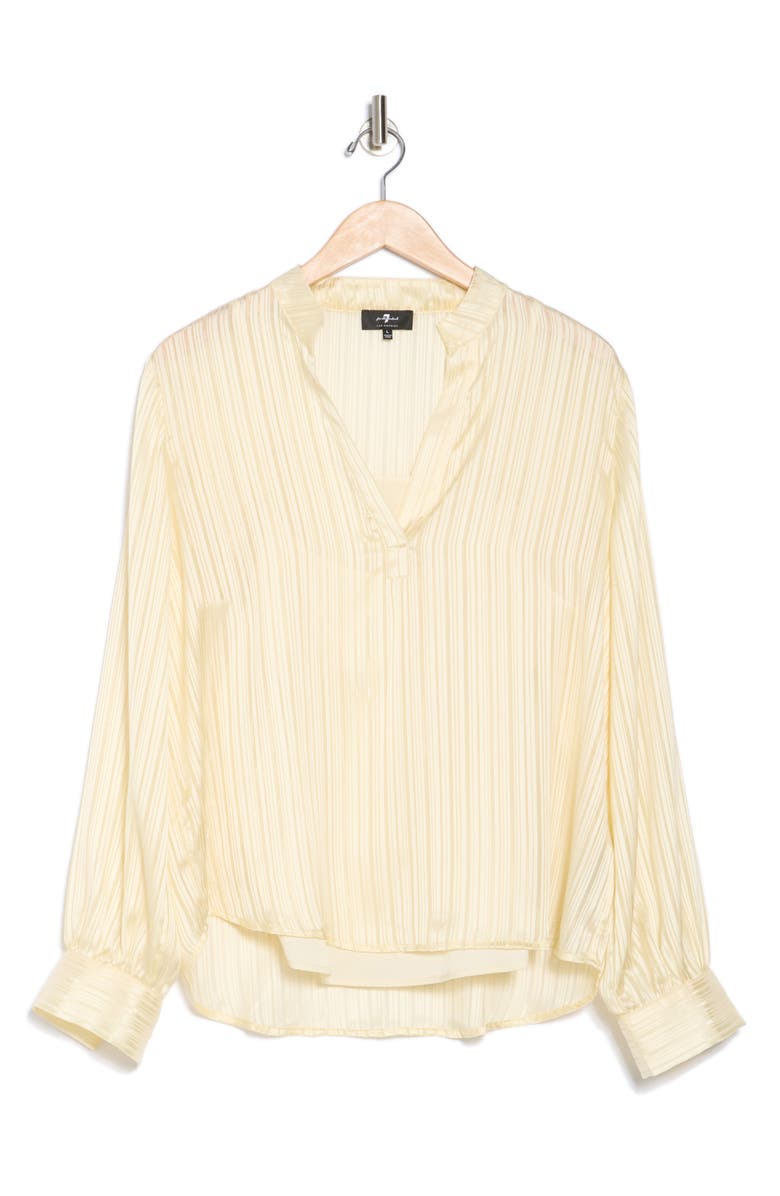 7 For All Mankind Holiday Stripe Long Sleeve Top, Alternate, color, 