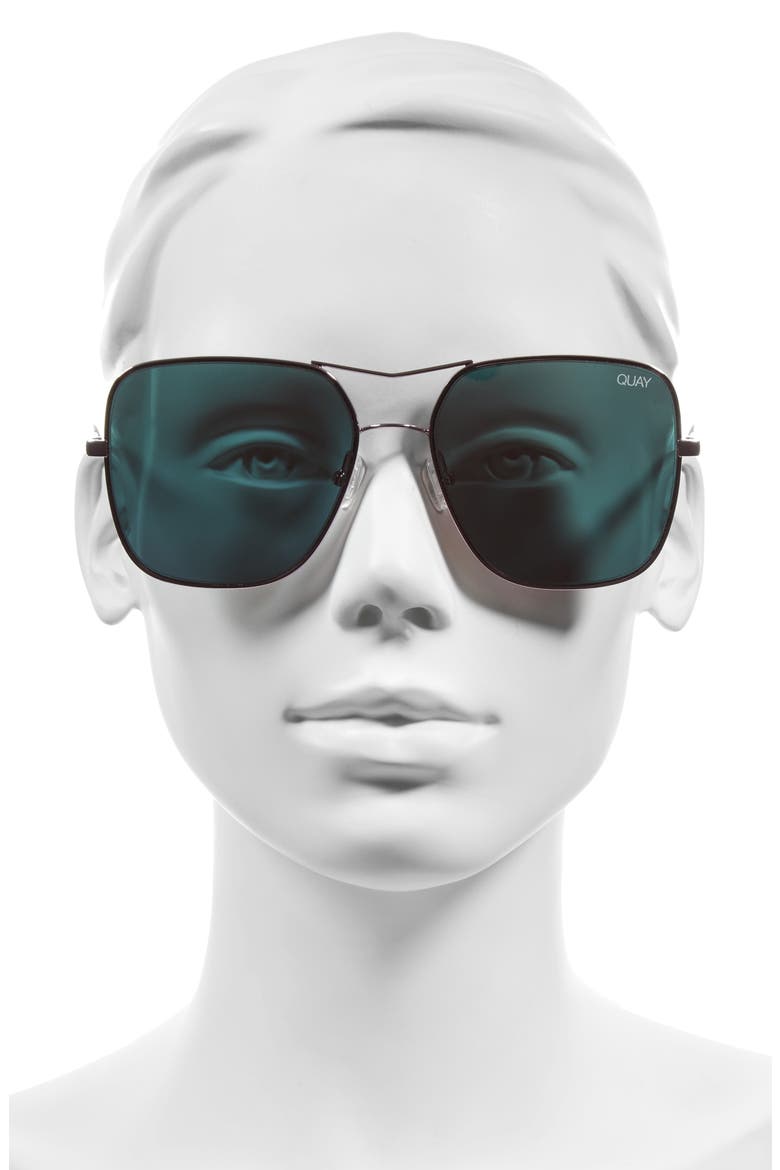 Australia Stop & Stare 58mm Square Sunglasses, Alternate, color, PINK/ PINK